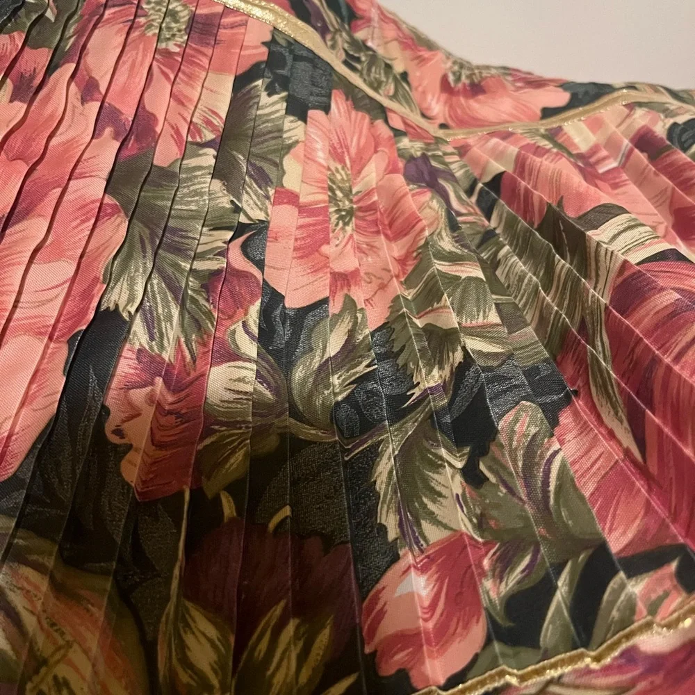 Floral Patterned / Antique Shower curtain/ Firm Price